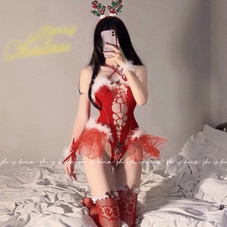 Set ngủ cosplay noel gợi cảm