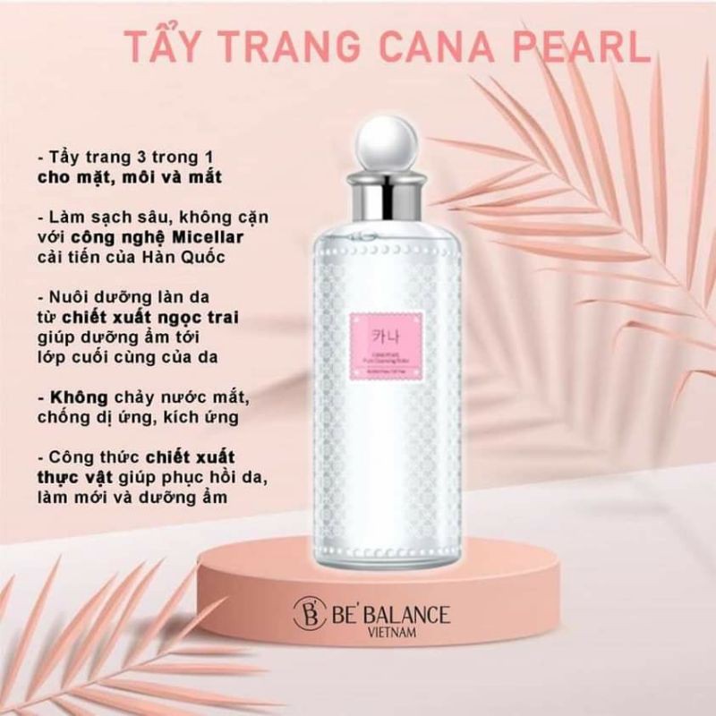 TẨY TRANG CANA PEARL HÀNG NỘI ĐỊA HÀN QUỐC