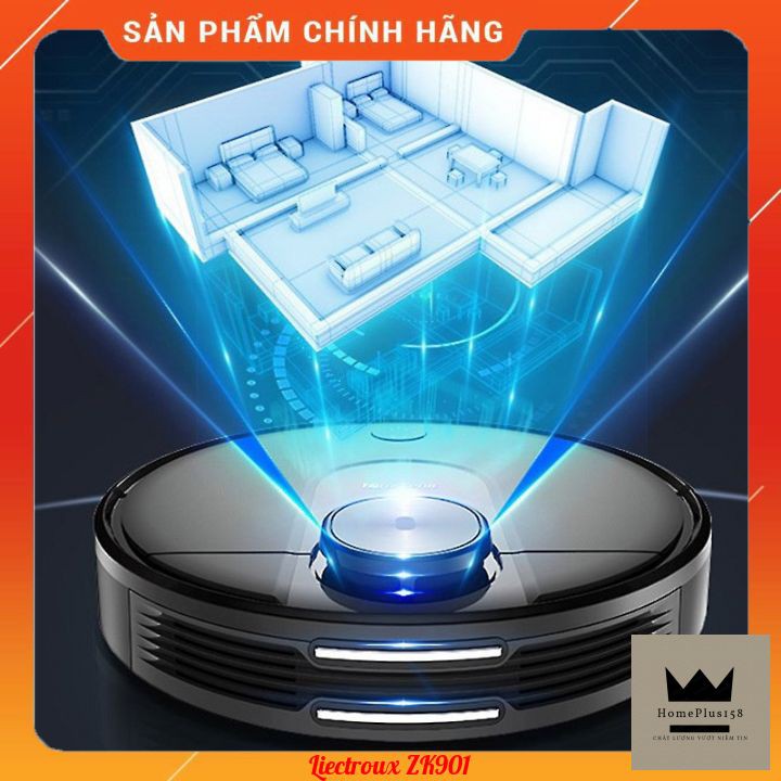 ⚡Hàng chính hãng⚡ Robot lau nhà hút bụi ZK901 Liectroux Hàng mới 100% nguyên seal - App sử dụng tiếng việt