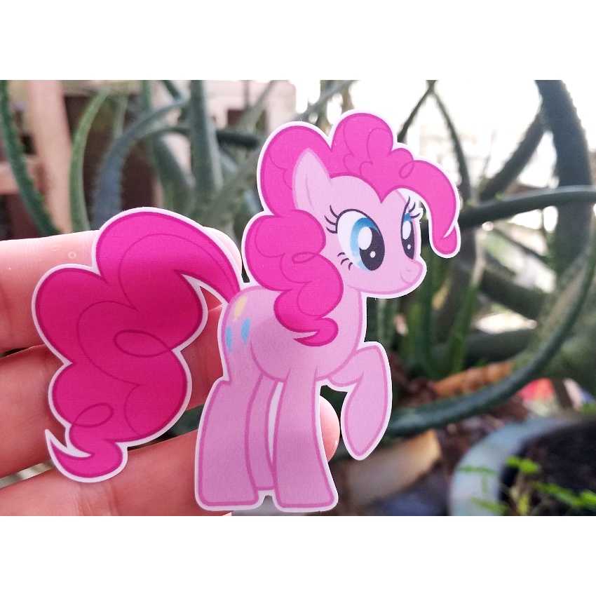 24 Sticker Ngựa Pony, Decal nhựa chống nước.