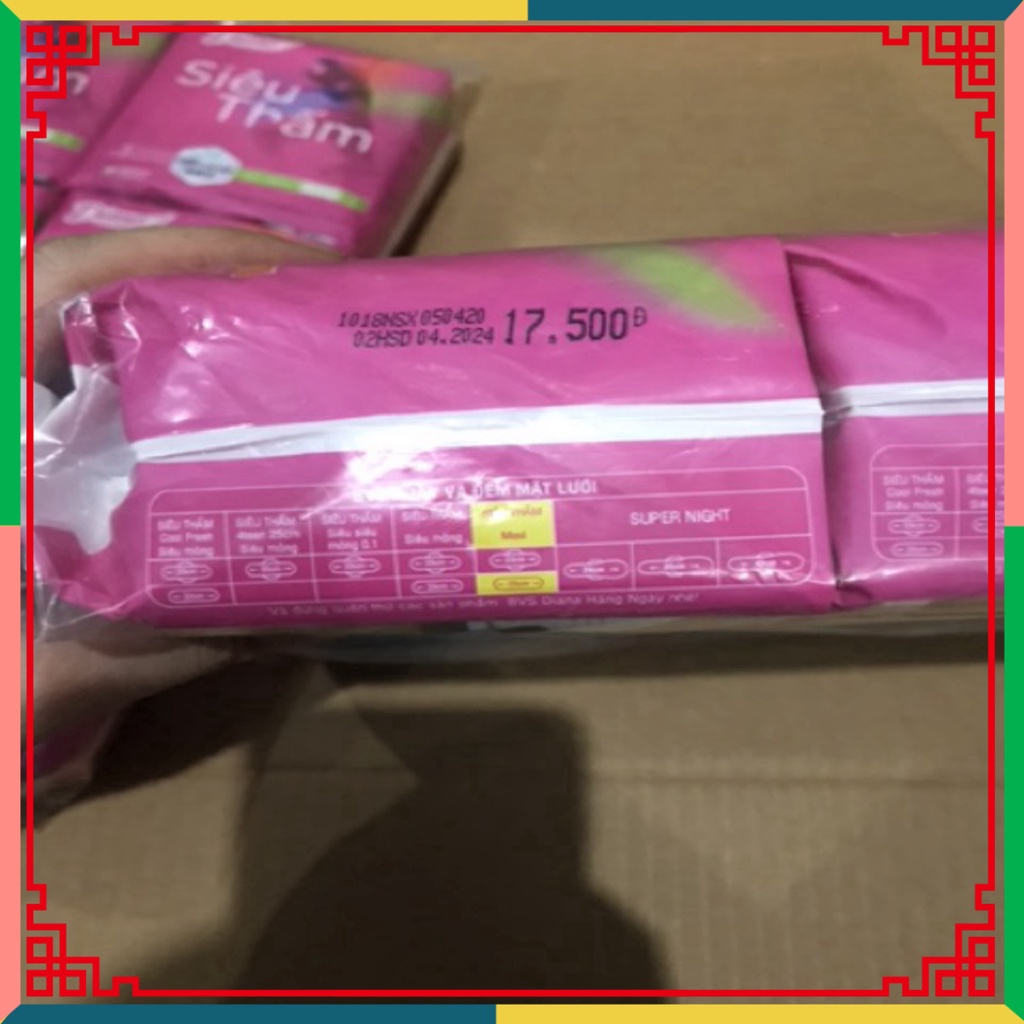 (HOT LIKE) Bịch 6 Gói Băng lau chùi Diana Maxi/ Siêu Mỏng Không Cánh