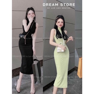 ĐẦM BODY SÁT NÁCH CỔ LỌ UN