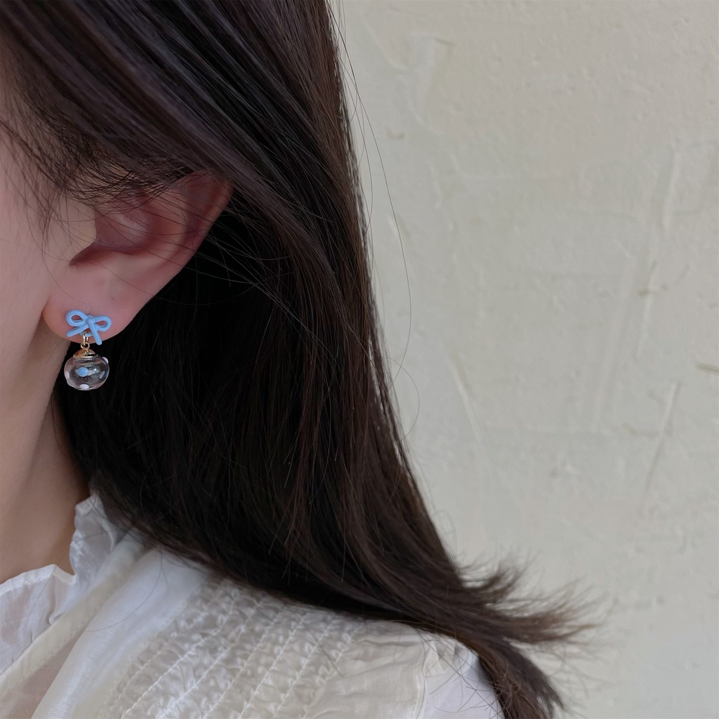 Đôi Bông Tai Dáng Dài Đính Đá Thời Trang Cho Nữ