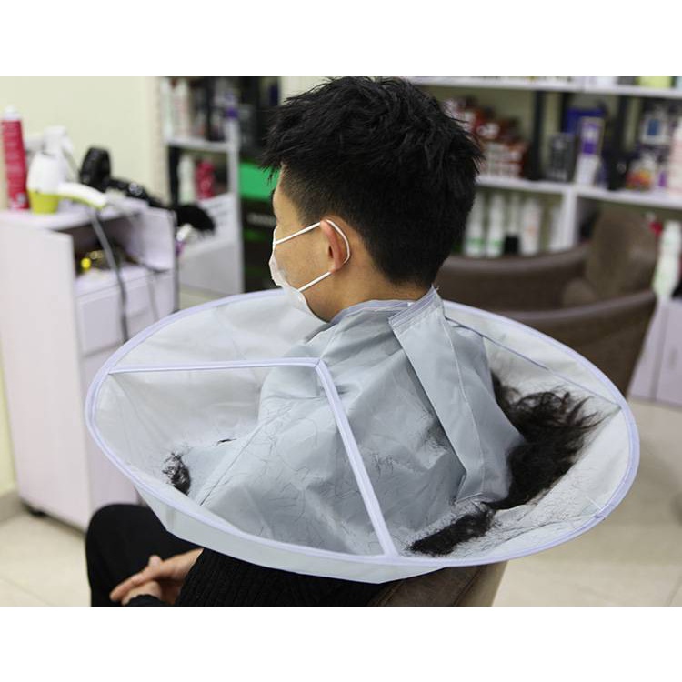 Hair Cutting Cloak Umbrella Cape Cutting Cloak Hair Shave Apron Hair Barber Gown Cover Household Cleaning Protecter Elink