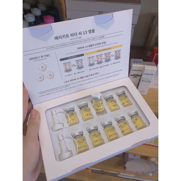 Tinh Chất VITA-C 13 Ampoule MERIKIT Trắng Da Hàn Quốc