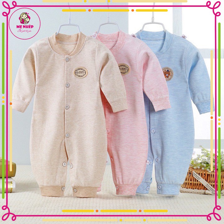 Body dài tay liền thân cotton cho bé trai và gái sơ sinh từ 3-12kg, hàng đẹp xuất nhật (trả lại shop nếu không vừa)