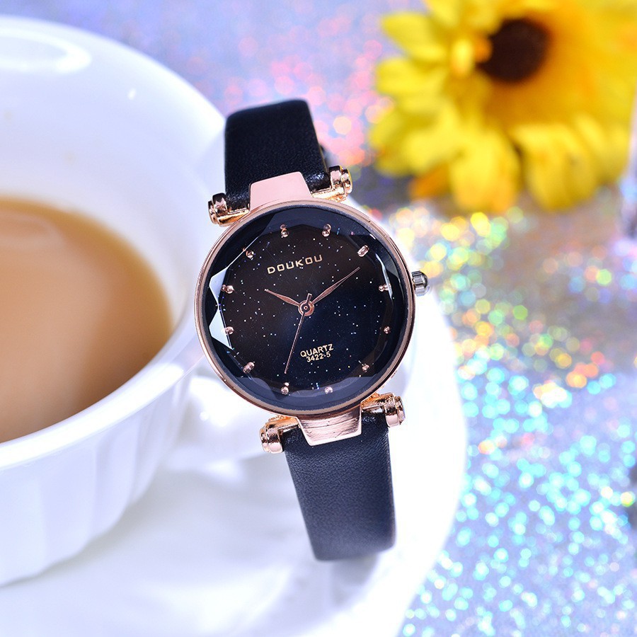 Đồng Hồ Nữ DouKou Dây Da Cao Cấp Đính Đá Sang Chảnh | BigBuy360 - bigbuy360.vn