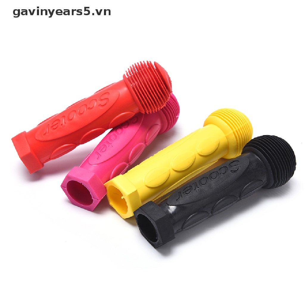 1 Cặp Vỏ Bọc Tay Lái Xe Đạp / Ván Trượt Bằng Cao Su Dành Cho Trẻ Em