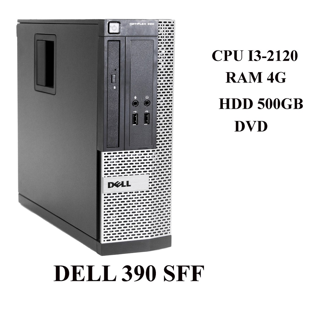 Máy tính đồng bộ Dell Optiplex 390 SFF văn phòng - Dell 390 G840,I3-2120,I5-2400