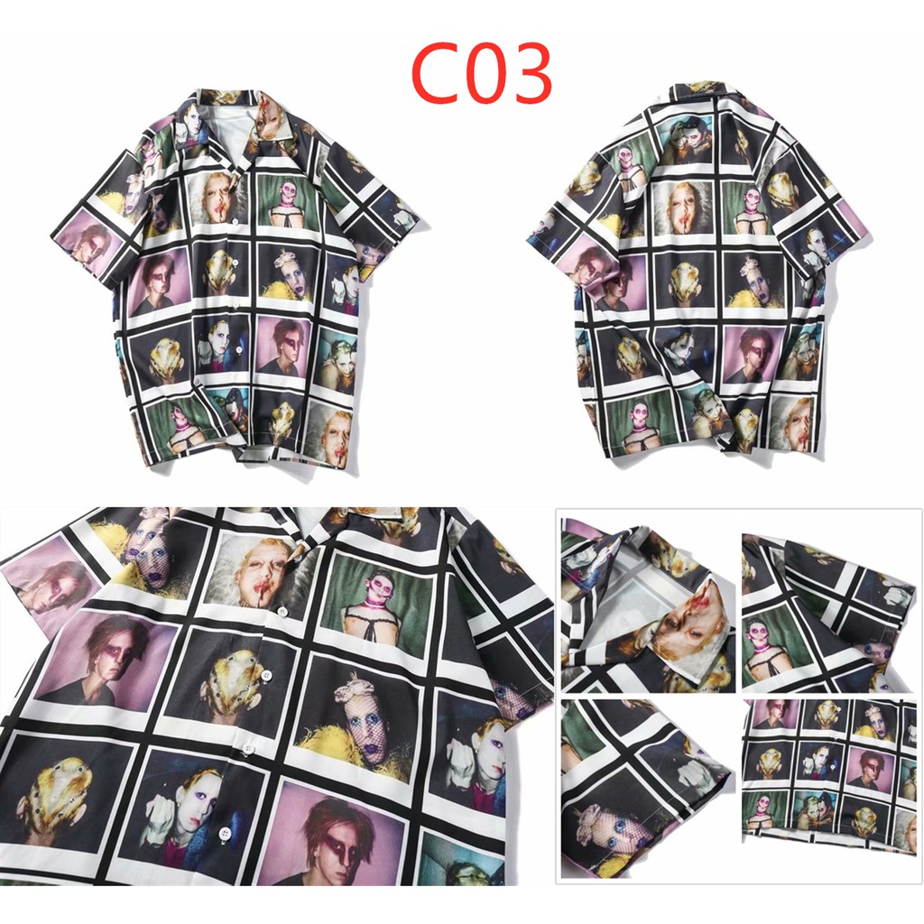 Áo Sơ Mi Tay Ngắn In Họa Tiết Thời Trang Kiểu Hawaii Cho Nam | BigBuy360 - bigbuy360.vn