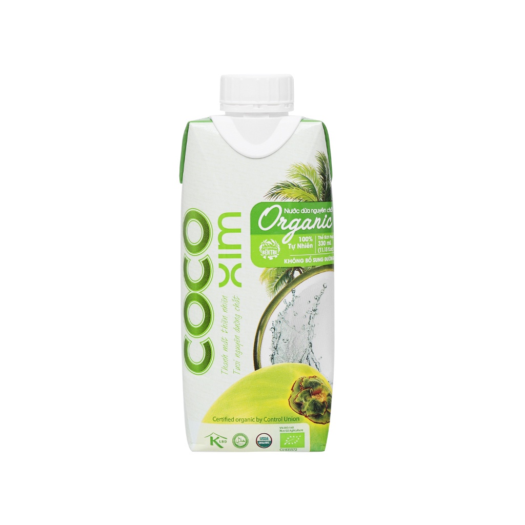 Nước dừa nguyên chất Cocoxim Organic 330ml