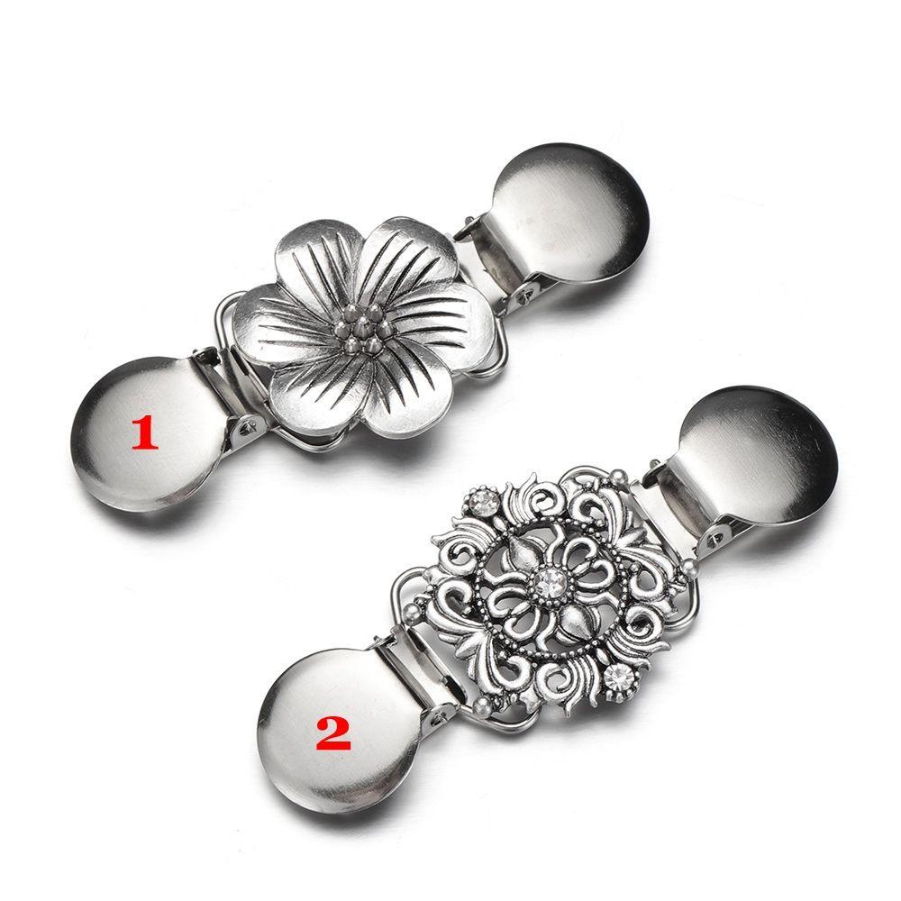 SUMU Kẹp Cài Áo Cardigan Hình Hoa Đính Đá Thời Trang Mùa Đông Mới