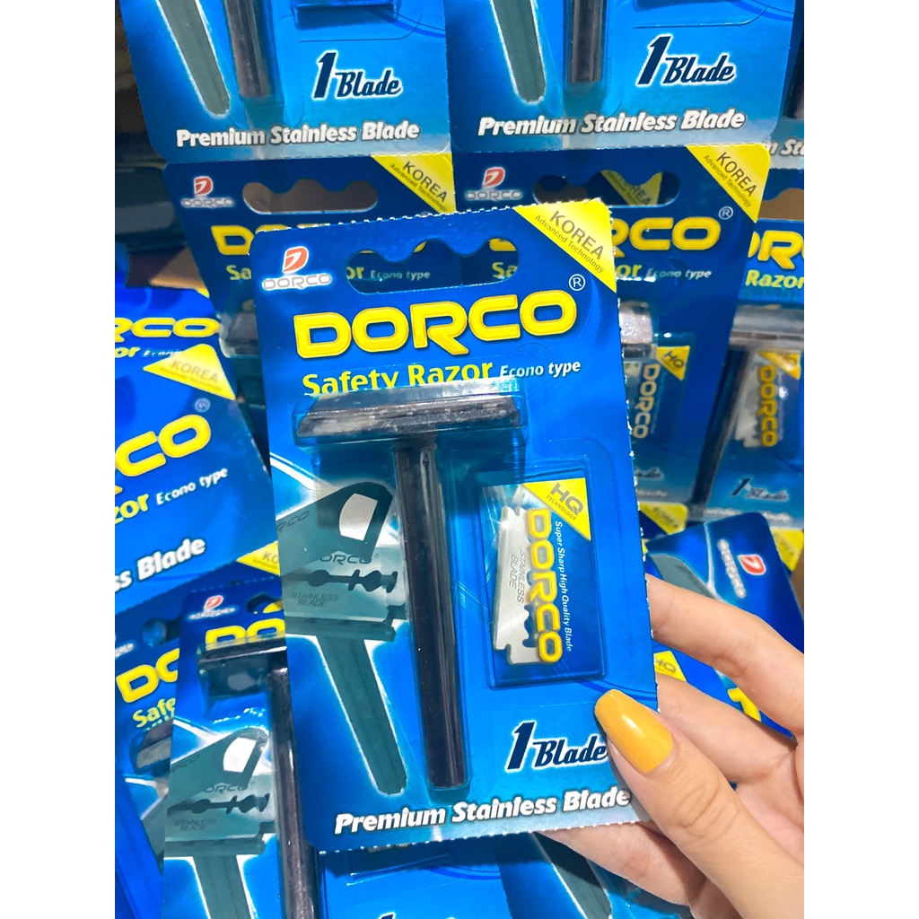 Cây cạo râu thay lưỡi Dorco Hàn Quốc SGA 1000 Cán Đen