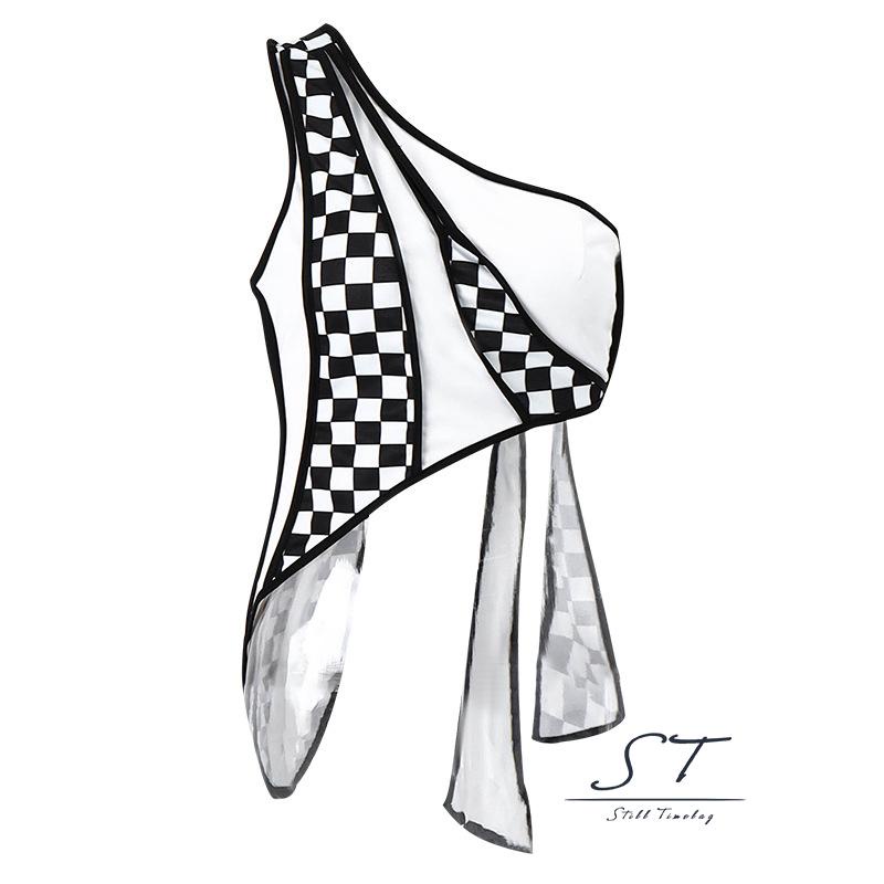 Cy03-áo Tank Top Một Vai Nữ Mùa Hè