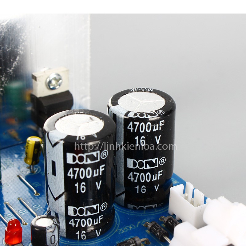 Mạch khuếch đại công suất 2.1 công suất 20W x 2 + SUB 30W dùng IC TDA 2030 nguồn 12V - 15V