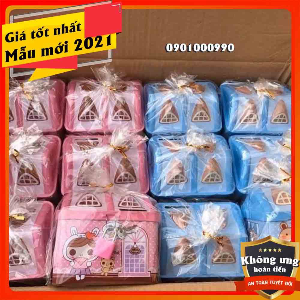 ⚡RẺ VÔ ĐỊCH⚡Két sắt mini thông minh cho bé hình ngôi nhà - Có móc khóa - Giúp các bé học cách tiết kiệm tiền