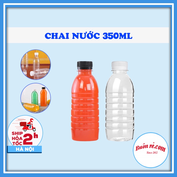Chai nhựa 350ml đựng trà sữa, nước hoa quả đang năng, an toàn - Chai nhựa 350ml nhỏ gọn, tiện lợi Br01605