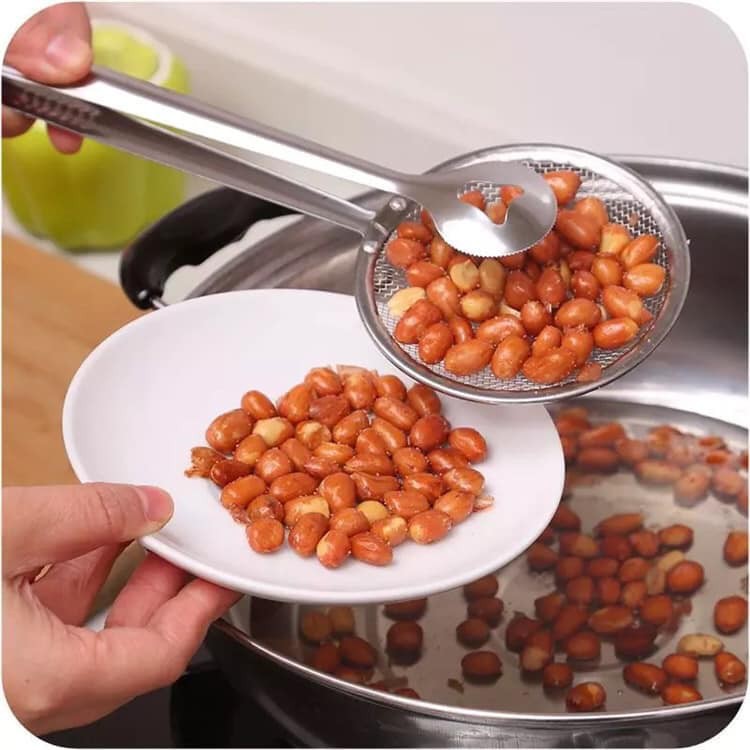 Kẹp Gắp Thức Ăn Chiên Bằng Thép Mới ColandJP5