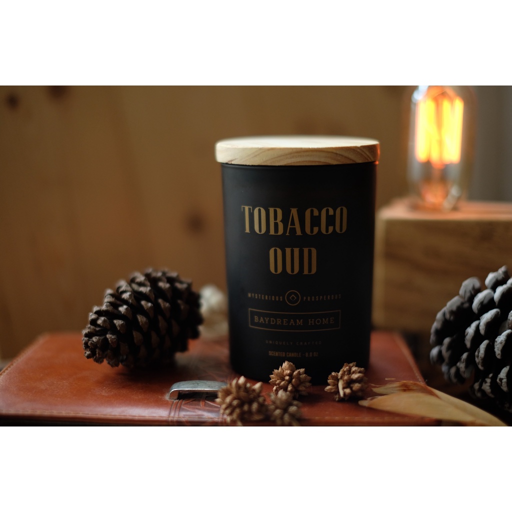 Nến thơm hương gỗ  thảo mộc - Tobacco & Oud