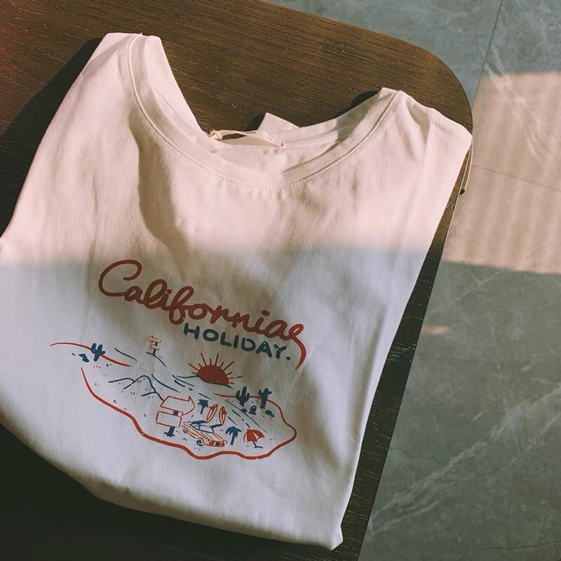 (SẴN)Áo thun vintage california
