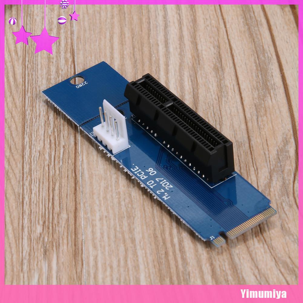 Cáp Chuyển Đổi M.2 Ngff Ssd Sang Pci-E 4x Màu Xanh Dương | BigBuy360 - bigbuy360.vn