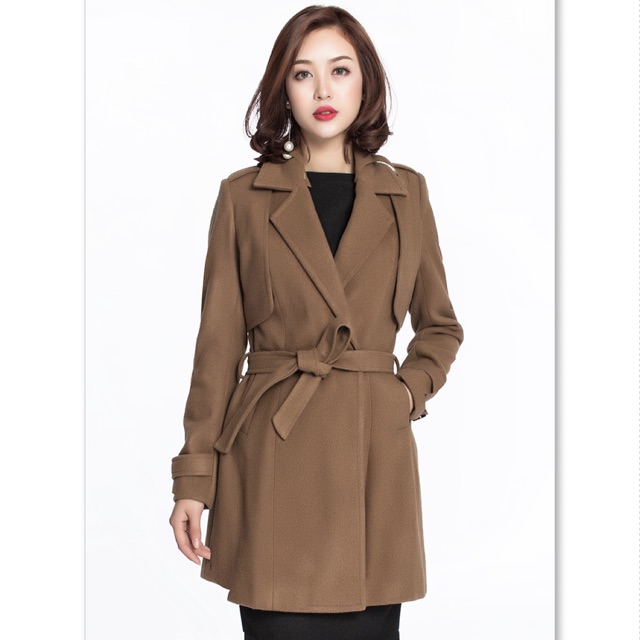 Áo khoác màu camen sale từ 1.100.000 ảnh thật shop chụp mẫu