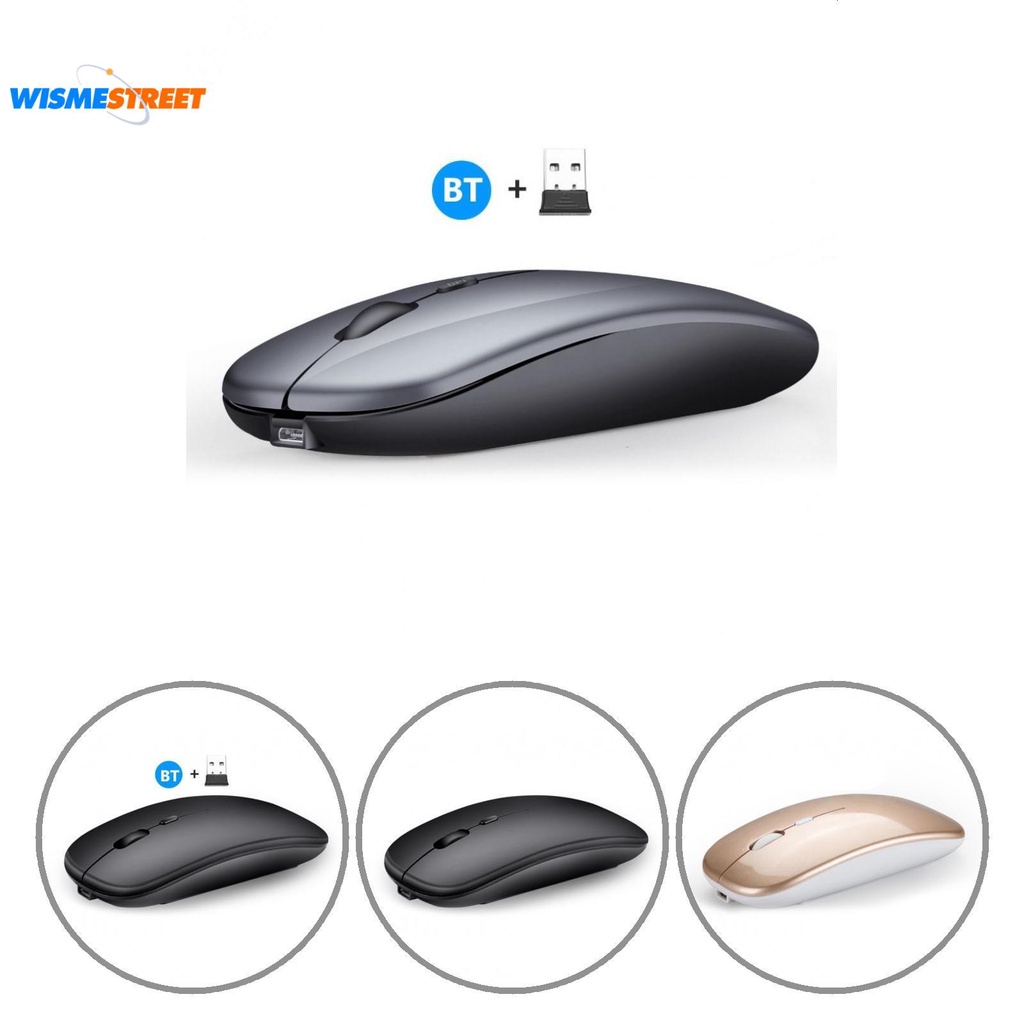 Chuột chơi game không dây 2.4Ghz kết nối Bluetooth 5.0 có thể sạc lại