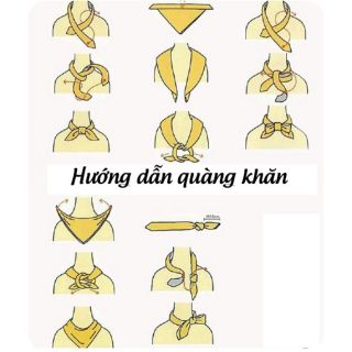 Khăn lụa mềm duyên dáng yêu kiều cho bạn gái