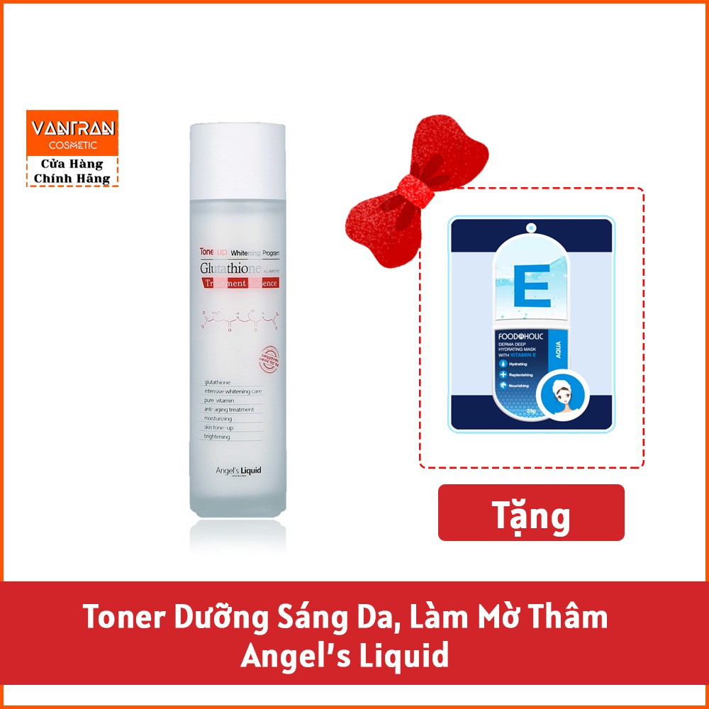 [Tách lẻ_FullSize] Bộ 3 món Dưỡng Trắng Da, Làm Mờ Thâm Angel's Liquid Whitening Program Special Kit Glutathione