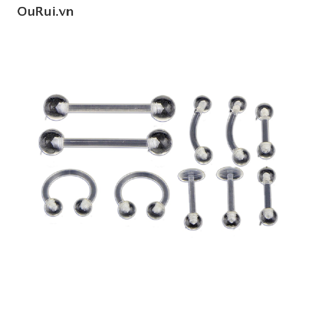 Bộ 10 Chiếc Cơ Thể acrylic Trong Suốt