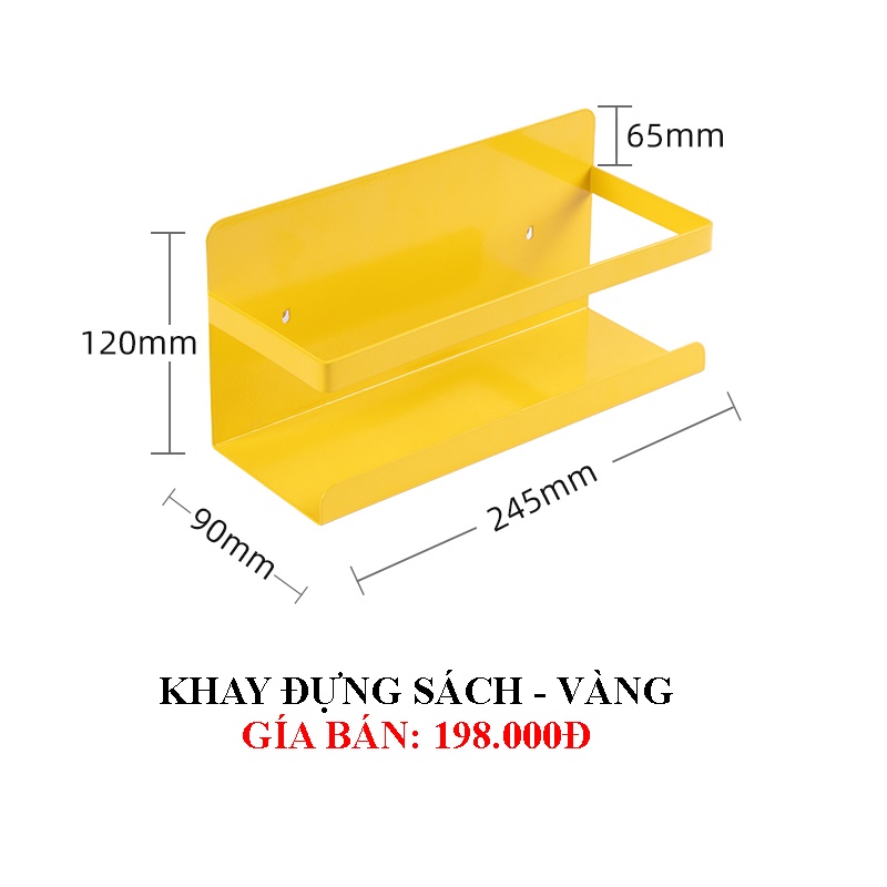 Khay đựng sách, đồ dùng văn phòng, đồ dùng gia đình Dola Home kim loại sơn tĩnh điện cao cấp - Phụ kiện bảng Pegboard