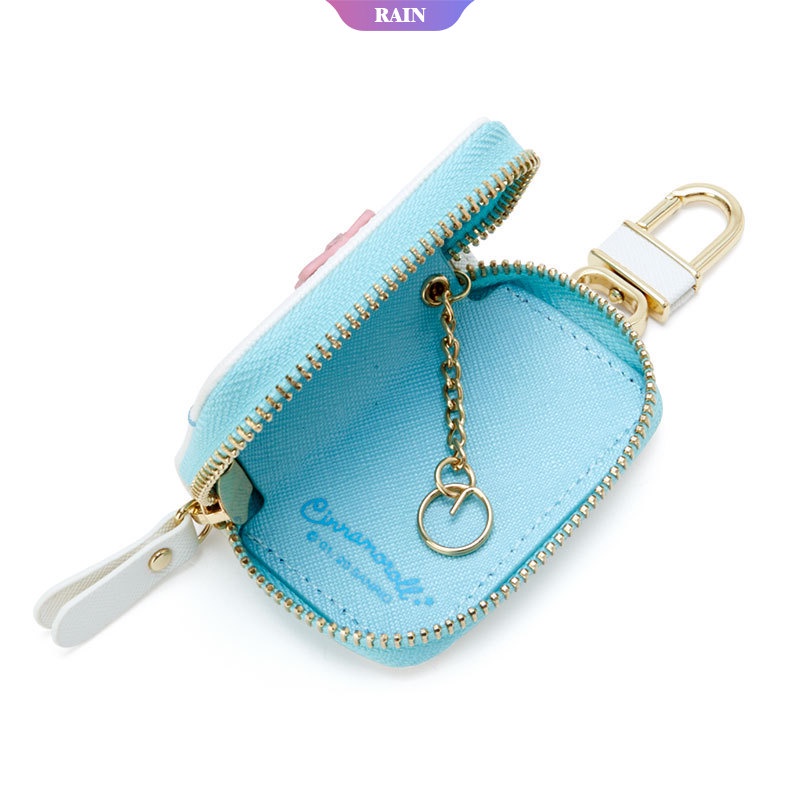 Móc Khóa Hoạt Hình Sanrio Melody Cinnamoroll Hello Kitty Kuromi Pom Pom Purin Có Khóa Kéo Và Hộp Đựng