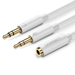20CM Dây AV 3.5mm sang 2 đầu mic và tai nghe