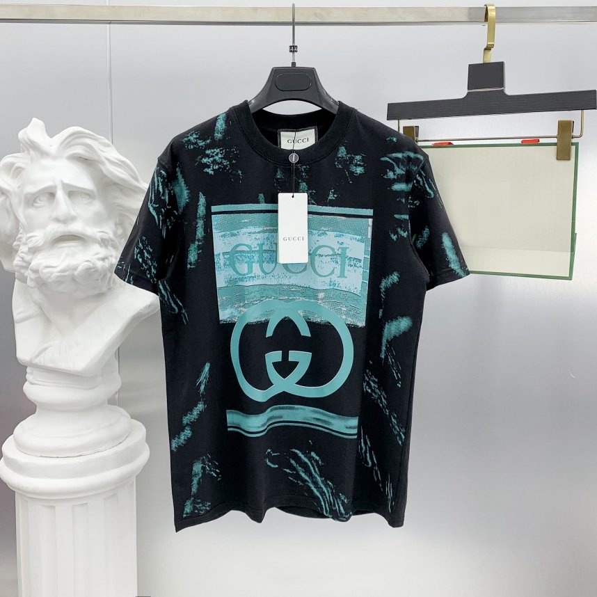 Áo Thun Guc.ci Chất Vải 100% Cotton 4 Chiều, Hàng Xuất Dư