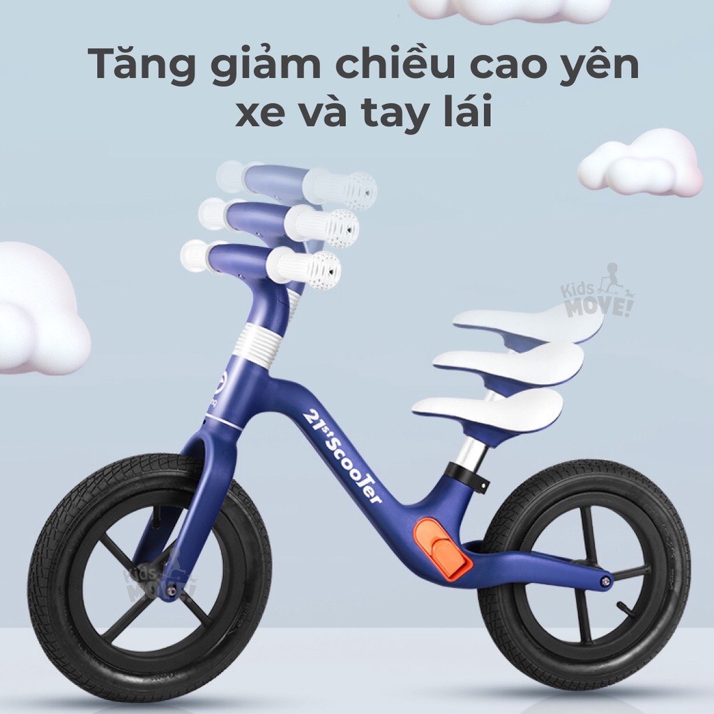 Xe thăng bằng trẻ em cao cấp 21st scooter chính hãng cho bé 2-3-6 tuổi khung siêu nhẹ 0.6kg - 21ST Scooter Chính hãng