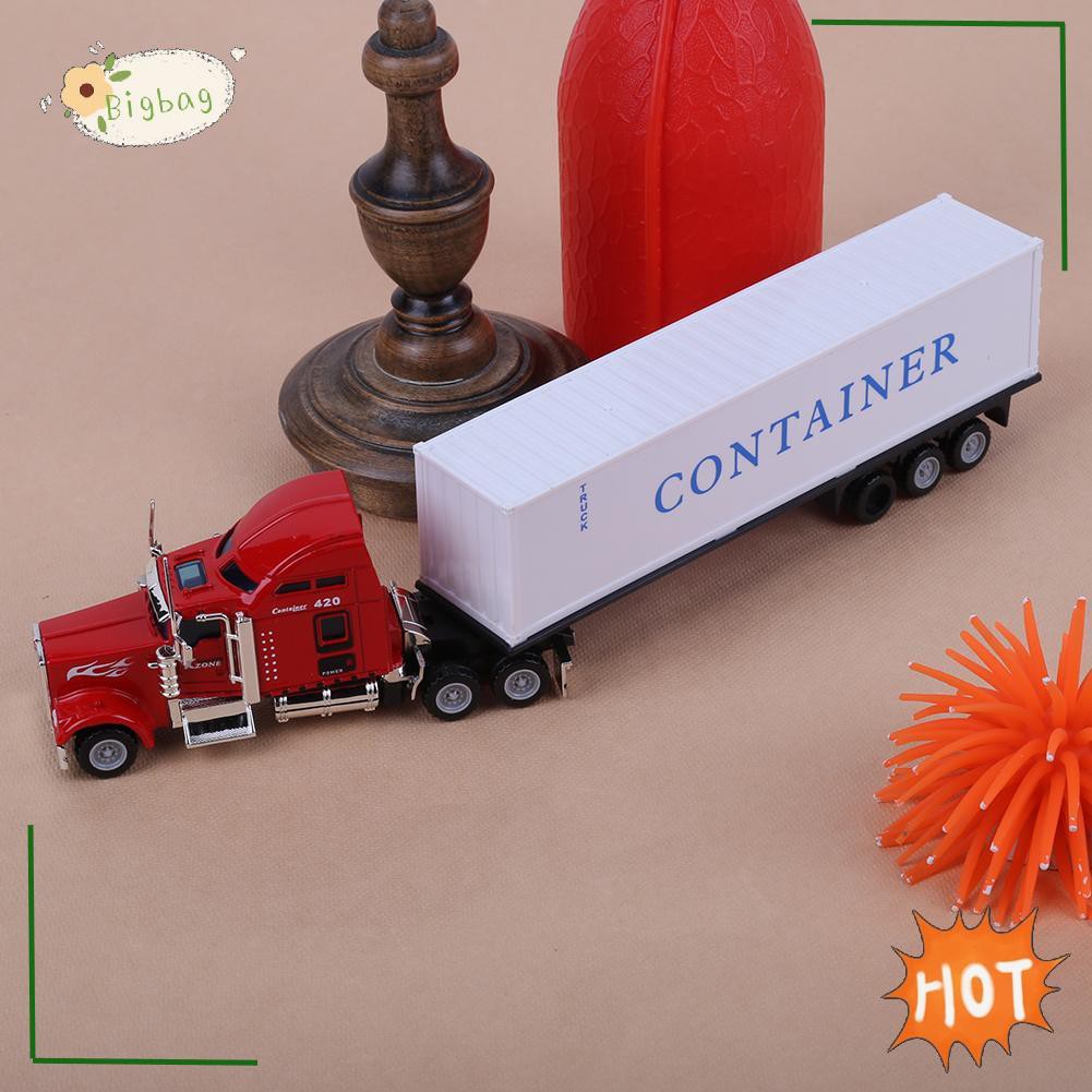 Đồ chơi mô hình xe container bằng hợp kim tỉ lệ 1: 65