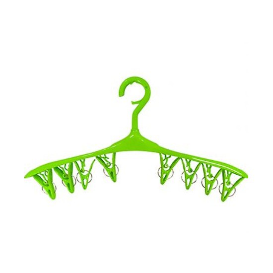 Móc Treo Có Kẹp 8 Chiếc Giúp Phơi Khăn Tay, Tất, Găng Tay, Đồ Chíp Nội Địa Nhật Bản - KJ HOME