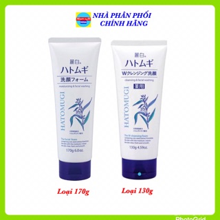 [Hàng Nhật] Sữa Rửa Mặt Hatomugi Hạt Ý Dĩ Cleansing & Facial Washing Nhật Bản 130g or 170g
