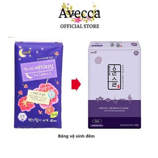 [che tên sp] Băng Vệ Sinh Ban Đêm Yejimiin Superlong Overnight (Gói 4 miếng – 41cm)