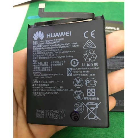 Pin Huawei Y5 2017 HB405979ECW xịn Zin Máy - Bảo hành 6 tháng
