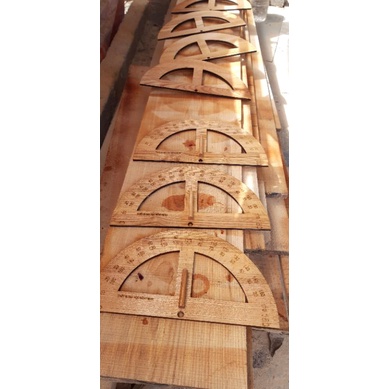 Bộ thước gỗ sồi