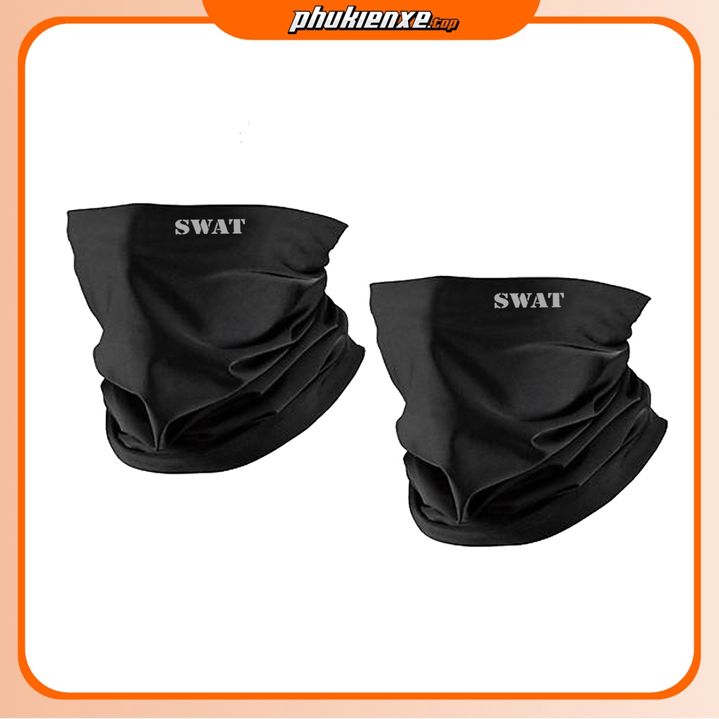 Khăn đa năng đi phượt SWAT đen, khăn trùm mặt xe máy - PKX