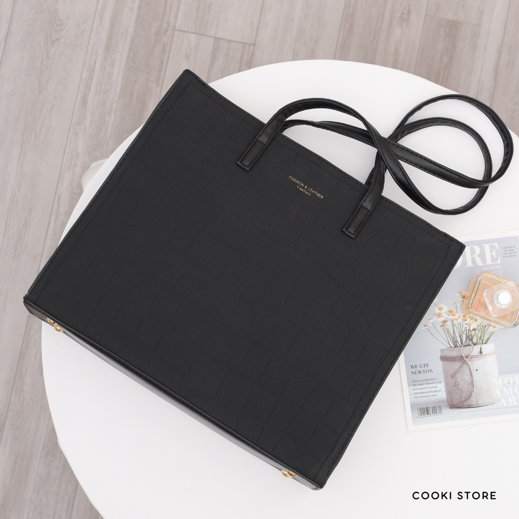 Túi Xách Công Sở Nữ London Bag Cooki Store Đựng vừa A4, Laptop Thời trang, Dùng đi học, đi làm, đi chơi