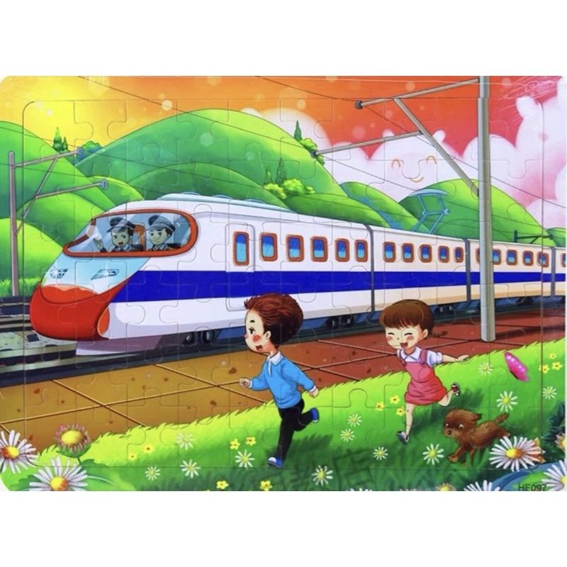 Đồ chơi tranh gỗ ghép hình 60 miếng ghép cho bé yêu | Shop Bảo An