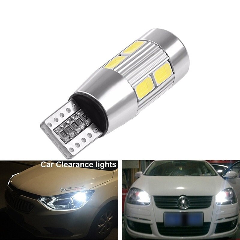 Bóng Đèn LED T10 Chip 5630 10SMD Đèn Sương Mù, Xi Nhan, Demi Xe Ô Tô, Xe Máy