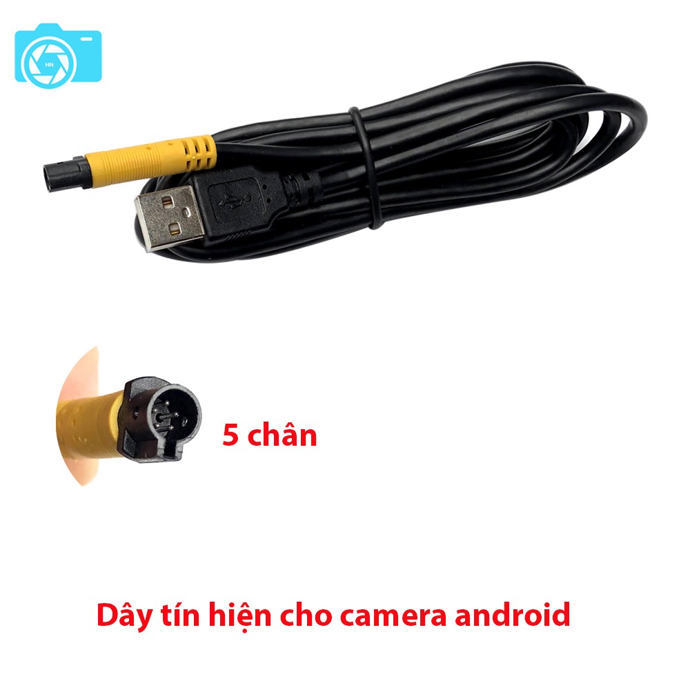 Dây tín hiệu cho camera hành trình android, 5 chân, USB