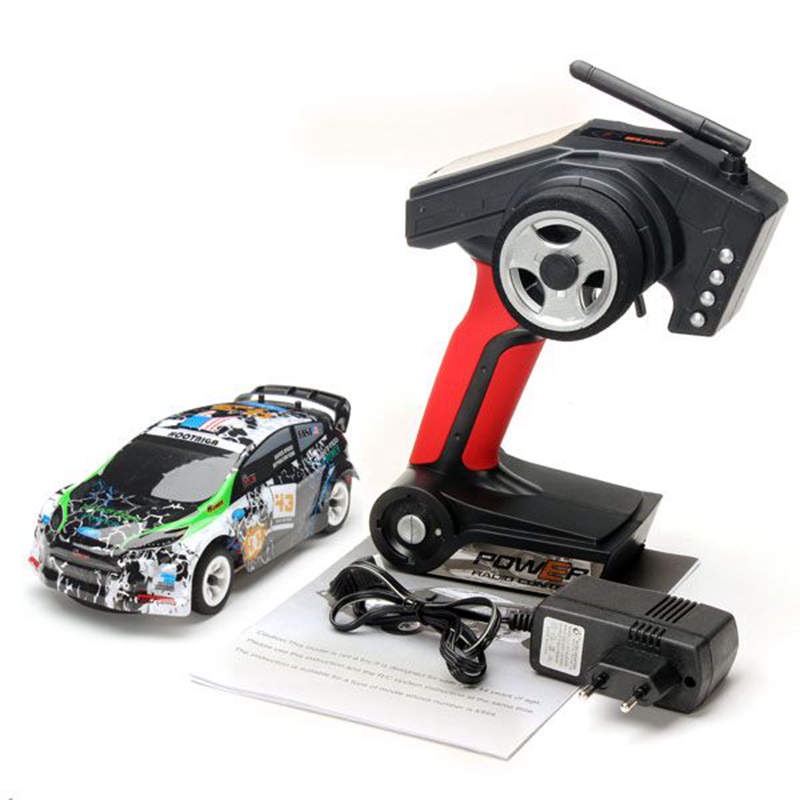 Xe Drift RC Điều Khiển Từ Xa Wltoys K969 4WD khung sườn Kim loại Siêu Bền 1/28 2.4G 4WD Brushed RC Car