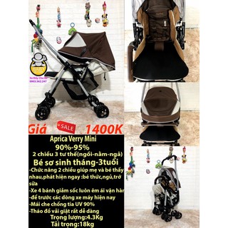 Xe Đẩy 2 chiều Aprica Verry Mini