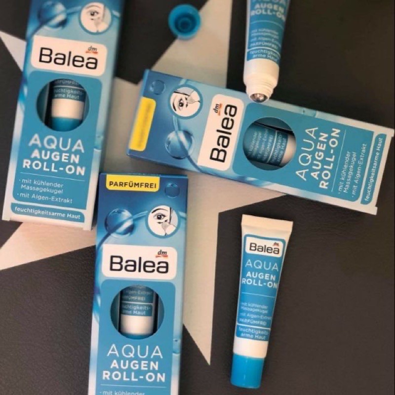 Lăn dưỡng mắt Balea Aqua Augen Roll-On hiệu quả tuyệt vời cho đôi mắt