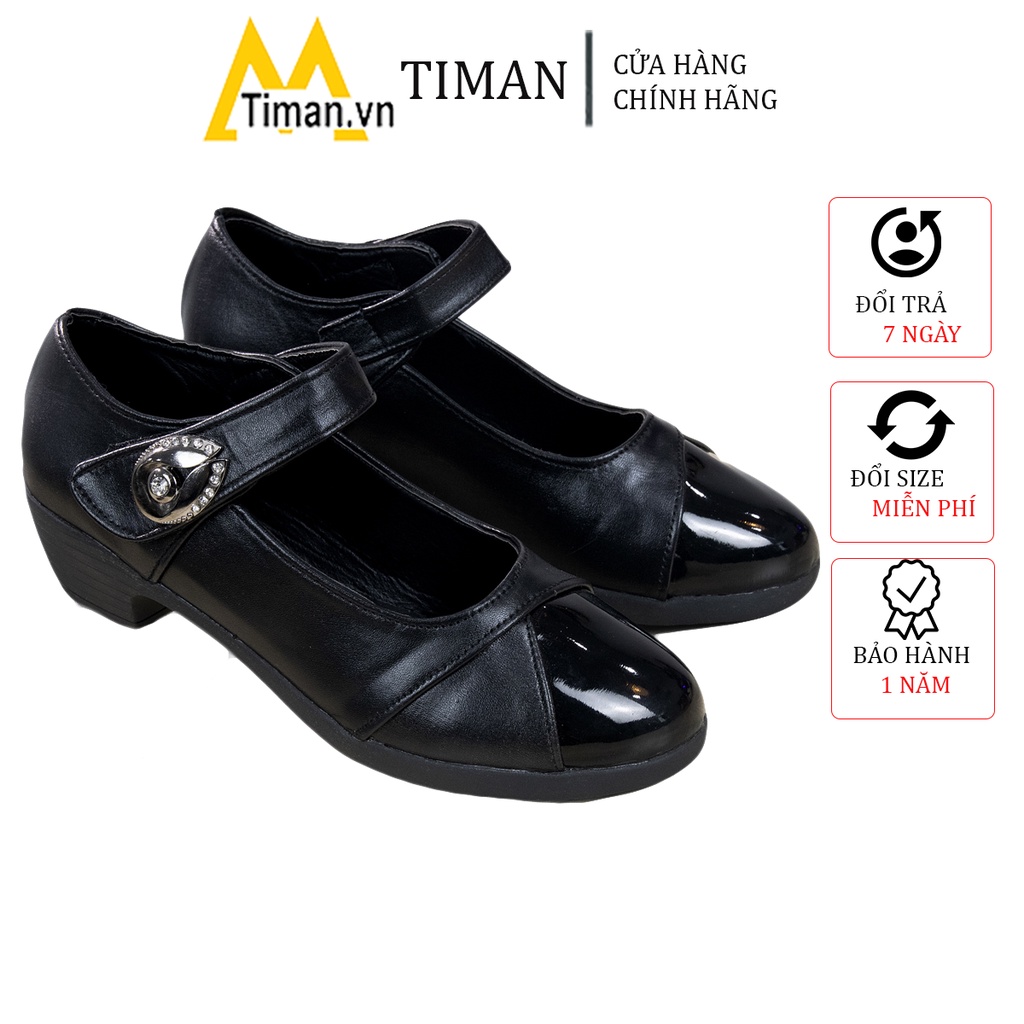 Giày sandal nữ cao gót 3 phân TIMAN BN11 thời trang khoe chân bảo hành thumbnail